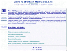 Tablet Screenshot of medicplus.cz